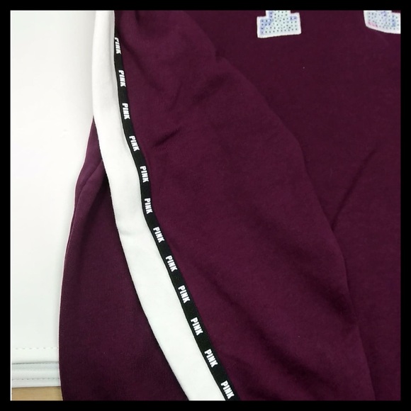 PINK Victoria’s Secret Bling Full ZIP Hoodie - Picture 5 of 7